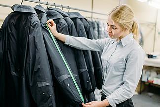566服装设计款式图正反长袖t恤5756611服装设计师测量长袖夹克,在缝纫
